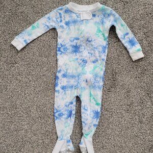 Bert's Bees Blue White Sleeper 3-6 months